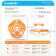 Круг Swimbobo BO1005L надувной на шею для новорожденных двухкамерный - изображение 8