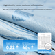 Комплект оригинальных жаккардовых ковриков JD Ice Silk, с мелкой сеткой 150D, летний охлаждающий коврик, мягкий коврик для кондиционирования воздуха, 1,8x2 м, легкий летний. - изображение 4