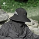 Панама Zhanshuniao з повним закриттям обличчя та УФ-захистом, для риболовлі, збільшеного розміру - зображення 5