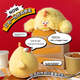 MINISO Курка Дандун, лялька смаженої курки, іграшка курки Дандун, дитяча іграшка-подушка, м'яка тварина, подарунок на день народження для дівчаток - зображення 8