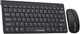 Zestaw bezprzewodowy Wozinsky Wireless Keyboard + Compact Mouse Set Black (5907769384189) - obraz 1