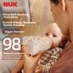 Дитяча пляшечка NUK Imported PerfectMatch Glass Anti-Choke Anti-Colic 120 мл з соскою 0+ місяців - зображення 4