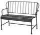 2-місний диван, садовий, сірий IKEA LÄCKÖ 505.227.33 - изображение 1