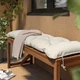 Подушка для вуличної лавки, світло-сіро-бежева, 120x40 см IKEA KUDDARNA 705.841.74 - изображение 3