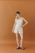 Женские шорты из муслина ART KNIT бежевые, L-XL 045977 - изображение 6