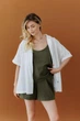 Женские шорты из муслина ART KNIT оливковые, S-M 045949 - изображение 9