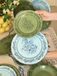 Тарілка порцелянова D22*2.5см Heritage Toile Collection, колір - оливковий зелений - зображення 2