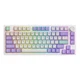 Клавіатура механічна бездротова AJAZZ AK980V2 Hot-Swap 96% RGB 2.4G Wireless/BT/USB Purple/White/Blue - зображення 1