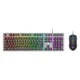 Комплект проводной HP K500F USB Type-C Pink - изображение 1