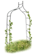 Садовая арка металлическая для вьющихся растений 240 см черная GardenLine LS-3089 - изображение 9