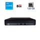 Неттоп HP EliteDesk 800 G6 Tiny USFF / Intel Core i5-10600T (6 (12) ядер по 2.4 - 4.0 GHz) / 8 GB DDR4 / 120 GB SSD / Intel HD Graphics 630 / Windows 11 б/у - изображение 1