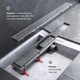 Трап для душу лінійний AM.PM Primeflow Tile 700 мм, універсальний затвор, хром (W02SC-U11-070-04SB) - зображення 4