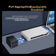 Коммутатор H3C S1510FX 2.5G на 8 портов с оптическим портом 10G, с поддержкой VLAN и агрегации, для NAS - изображение 5