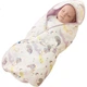 Пеленка-одеяло Babycare для новорожденных, осенне-зимняя, с регулируемой температурой, для роддома, комната для беременных - Bubu Bear Moonlight Blue - 90*90 см - изображение 3