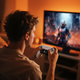 Беспроводной геймпад джойстик для Sony PS5 с вибрацией и поддержкой гарнитуры GA32 Dragon Белый - изображение 3