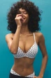 Бюстгальтер push-up Victoria's Secret 75B Белый в горох (150286) - изображение 2