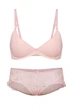 Комплект белья: бюстгальтер push-up и трусики-шортики Victoria's Secret 85C/L Розовый (150261) - изображение 1
