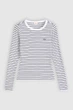 Лонгслів Levi's 48(XL) Бежевий-смужка (149395) - зображення 6