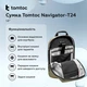 Сумка-слинг Tomtoc Navigator-T24 14" водонепроницаемая Khaki 7 л - изображение 7