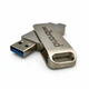 Портативный SSD Wibrand Wolf 2TB USB 3.2 Gen 2 Type-C/Type-A Серебристый 68x17x9 мм - изображение 4