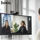 Веб-камера HOCO D100 Full HD 1920x1080 з мікрофоном 85° Black 85x35 мм - зображення 5