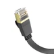Сетевой кабель Cat 6 HOCO US07 1 Гб/с плоский 20 м черный - изображение 2