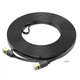 Сетевой кабель Cat 6 HOCO US07 1 Гб/с плоский 20 м черный - изображение 4
