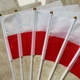 Польский настольный флаг, флажок Польши 21*14 см на стол, мини-знамя на палочке-стенде страны Польша, баннер на подставке - изображение 4