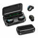Беспроводные наушники F9 TWS bluetooth 5.1 black OPM с павербанком - изображение 9
