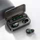 Беспроводные наушники F9 TWS bluetooth 5.1 black OPM с павербанком - изображение 10