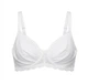 Бюстгальтер на подкладке с кружевом для женщины Esmara LYCRA® BDO102168 85G Белый - изображение 1