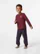 Пижама (лонгслив и штаны) для мальчика Lupilu Ecoprint 457115 110-116 см (4-6 years) Комбинированный - изображение 2