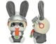 Кролик-повторюшка Space Rabbit Говорящий музыкальный заяц играет в прядки и машет ушками под музыку SF82208A - изображение 3