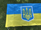 Державний український жовто-блакитний стяг з гербом синьо-жовтий прапор України 150*90 см банер з кишенею під древко - зображення 5