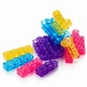 М'який силіконовий конструктор Magic Gummy Bloc 40 деталей, Дитячий гумовий конструктор для малюків - зображення 3