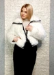 Шуба вкорочена з штучного хутра утеплена біла Trendy.ing 50-110 - білий - M-L - зображення 1