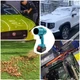 Аккумуляторная воздуходувка 600 Вт 2 АКБ для сдувания листьев и снега с быстрой зарядкой синий LS-1601 - изображение 6