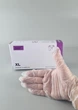 Перчатки одноразовые виниловые белые SEF, размер XL, 100 шт, неопудренные, для осмотра, клининга и сервиса - изображение 3