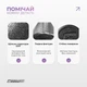 Масажний ролик-валик для МФР та йоги EasyFit EPP Roller 45 см ролер-масажер для спини, ніг, рук та шиї EF-2036 Чорний (56001372) - зображення 7