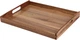 Таця для сервірування Excellent Houseware Дерев'яна З ручками 40 x 30 см (8721037327572) - зображення 1