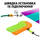 Двойная водная горка 480 см с фонтаном + 2 доски для скольжения - изображение 3