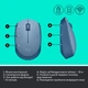 Миша бездротова Logitech M171 Blue/Gray (910-006866) - зображення 3