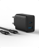 Зарядное устройство Anker 20W USB-C с кабелем 150 см Black - изображение 1