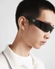 Солнцезащитные очки Prada PR A19S черные - изображение 5