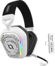 Zestaw słuchawkowy gamingowy AQIRYS ALNAIR Wireless ANC RGB White - obraz 2