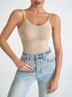 Боди моделирующий с утяжкой живота на бретельках Body Slim Бежевый 3XL - изображение 8
