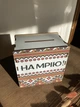 Деревянная Копилка для денег 200 дней На Мечту с принтом Вышиванка орнамент (007) - изображение 4