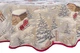 Скатерть гобеленовая овальная Limaso OVAL EDEN970 137х250 см 70% полиэстер коричневая Новогодняя - изображение 2