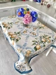 Скатерть гобеленовая Limaso G-34395 137х180 см Прямоугольная Лимоны 74% полиэстер, 23% хлопок, 3% акрил Синяя - изображение 7