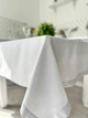 Скатерть водоотталкивающая ZAIRA GRIS 150x300 см 70% полиэстер 30% хлопок серый - изображение 4